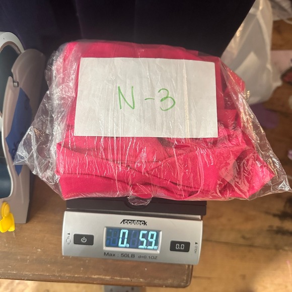 C Le Daniel Button Up Blouse Top Women XS Pink Linen Cotton Roll Tab Long Sleeve - Picture 13 of 13